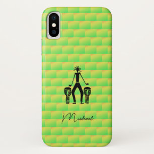 Personalized, Magical Silhouette Drummer Case-Mate iPhone Case