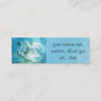 Personalized Magical Swan During a Summer Shower