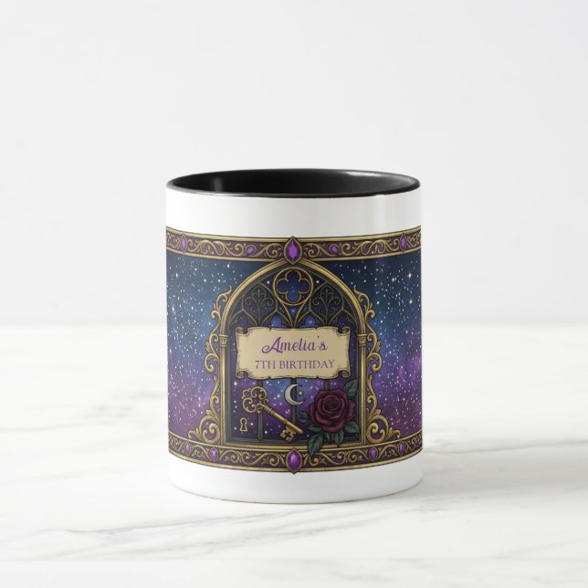 Personalized Magical Witchy Birthday  Mug (Center)