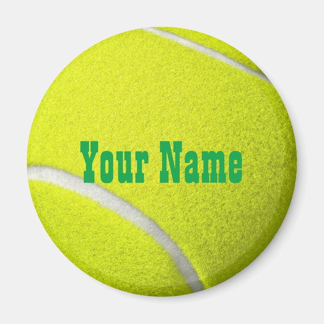 Personalized Magnet Tennis Ball (Front)