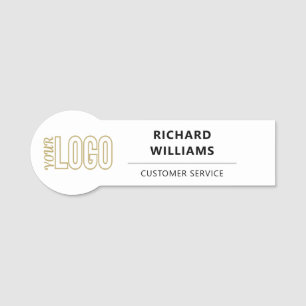 Personalized Magnetic Employee Badges with Company