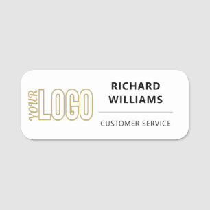 Personalized Magnetic Employee Badges with Company