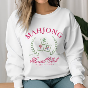 Personalized Mahjong Social Club Sweatshirt