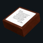 Personalized Maid of Honour Gift Box<br><div class="desc">Maid of Honour Wooden Gift Box with a poem that reads: You shared with us the start of our happily ever after, with many tears of joy and moments of laughter. You are always there and I can always depend, Today, my Maid of Honour and forever my friend."</div>
