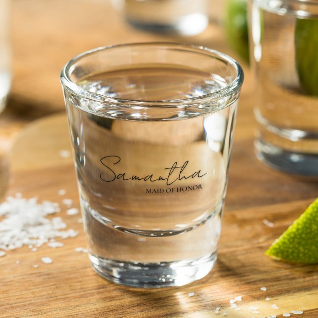 Personalized Maid Of Honour Gift Ideas Shot Glass (Creator Uploaded)