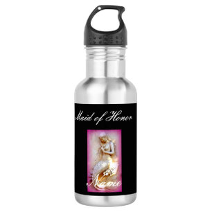 Personalized maid of honour mermaid 532 ml water bottle