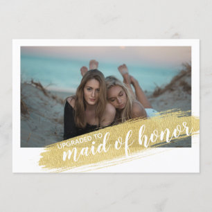 [Personalized] Maid of Honour Proposal Photo Card