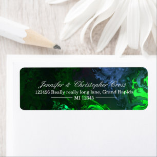 Personalized mailing address stickers