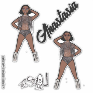 Personalized Majorette / Dancer Pewter Fringe