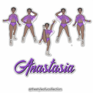 Personalized Majorette / Dancer Purple Fringe