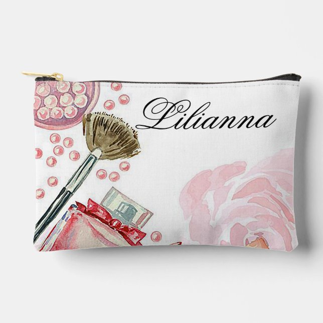 Personalized Makeup Accessory Pouch (Front)