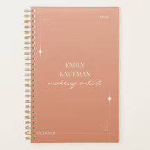 Personalized Makeup Artist Appointment Book