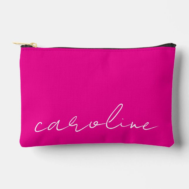 Personalized Makeup Bag, Best Gifts for Her, Bride Accessory Pouch (Front)