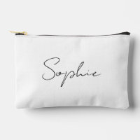 Personalized Makeup Bag, Custom  Cosmetic Bag, Bri