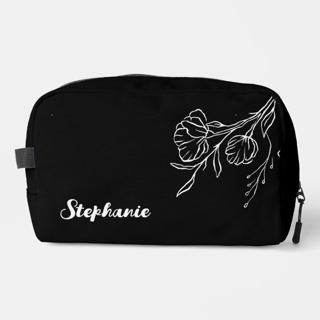 Personalized Makeup Bag | Custom Script Name  (Front)