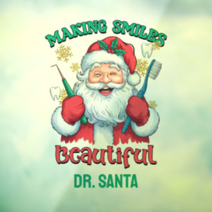 Personalized Making Smiles beautiful Window Cling