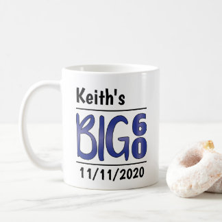 Personalized Male "Big 60" Mug