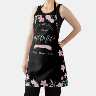  Personalized Mama Apron With Kids' Names