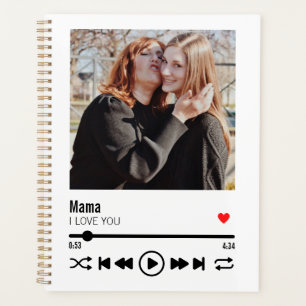 Personalized Mama I Love You Mother's Day Planner
