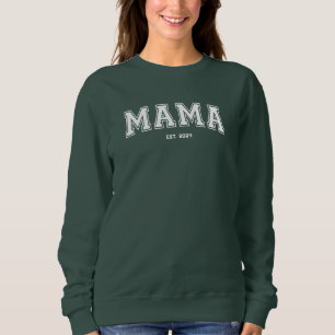 Personalized Mama Mom Mother's Day Gift Sweatshirt