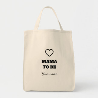 Personalized Mama To Be Tote Bag – Custom