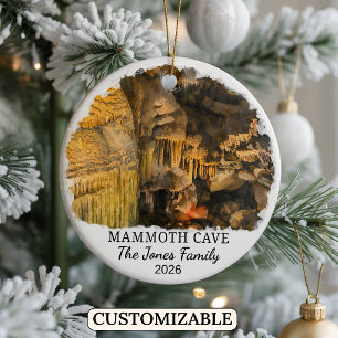 Personalized Mammoth Cave National Park, Kentucky Ceramic Ornament