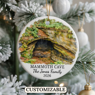 Personalized Mammoth Cave National Park, Kentucky Ceramic Ornament