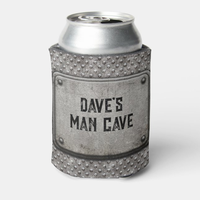 Personalized Man Cave Can Cooler (Can Back)