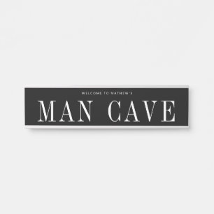 Personalized Man Cave Home Pub Decor Door Sign