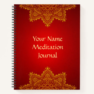 Personalized Mandala Meditation Journal