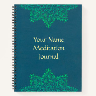 Personalized Mandala Meditation Journal