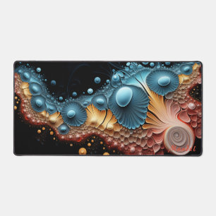Personalized Mandelbrot Julia Set Desk Mat
