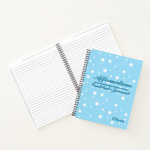 Personalized Manifestation Gratitude Self Care  Notebook