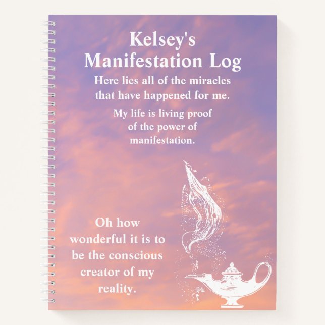Personalized Manifestation Journal (Front)