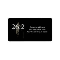 Personalized Marathon Runner 26.2 Keepsake Black