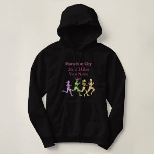 Personalized Marathon Runner Hoodie