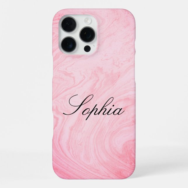  Personalized Marbel iPhone 16 Pro Max Case (Back)