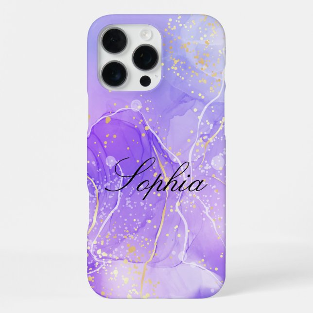 Personalized Marbel iPhone 16 Pro Max Case  (Back)