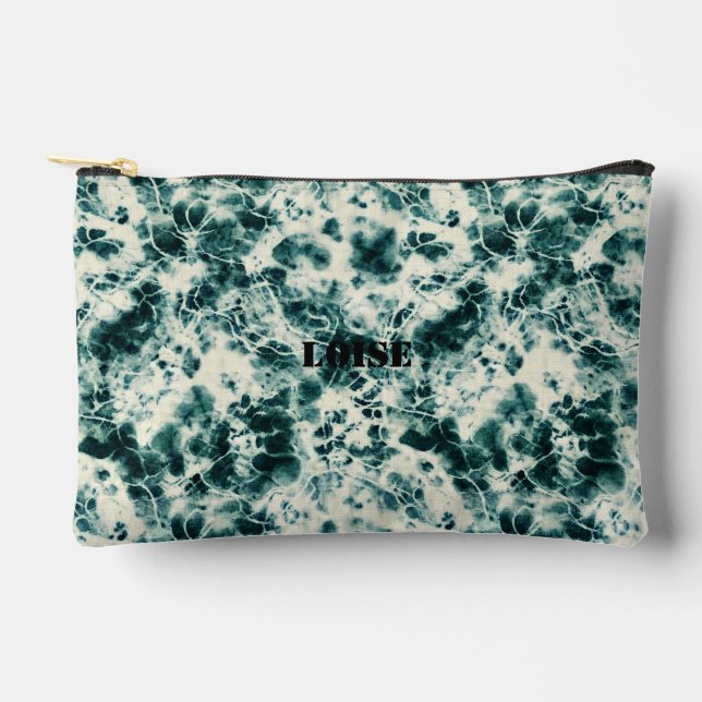 Personalized Marble Custom Zipper Pouch (Front)