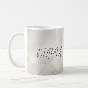 Personalized marble Name Mug