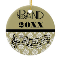 Personalized Marching Band Music Ornament