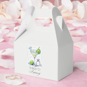 Personalized Margs and Matrimony Bridal Shower Favor Box