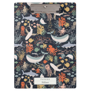 Personalized   Marine Life Clipboard