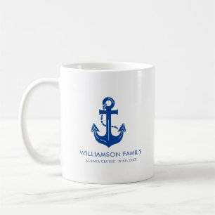 Personalized Maritime Family Cruise Year Set Coffee Mug