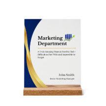 Personalized Marketing Department Promotion Quote