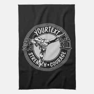 Personalized Martial Arts JUDO Japan Combat Sport Kitchen Towel