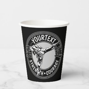 Personalized Martial Arts JUDO Japan Combat Sport Paper Cups