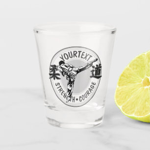 Personalized Martial Arts JUDO Japan Combat Sport Shot Glass