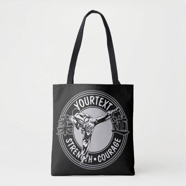 Personalized Martial Arts JUDO Japan Combat Sport  Tote Bag (Front)