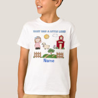 Personalized Mary Had A Little Lamb, Nursery Rhyme